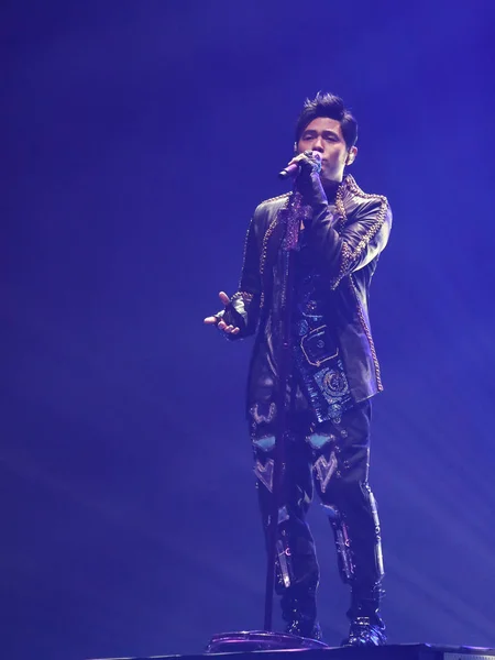 Taiwanesischer Sänger Jay Chou Tritt Bei Einem Konzert Während Seiner — Stockfoto