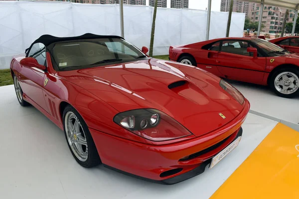 Ferrari Sportbil Italienska Sportbil Tillverkare Visas Den Andra Gold Coast — Stockfoto