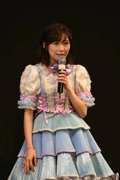 Mayu Watanabe Del Gruppo Idol Girl Giapponese Akb48 Partecipa Incontro — Foto Stock