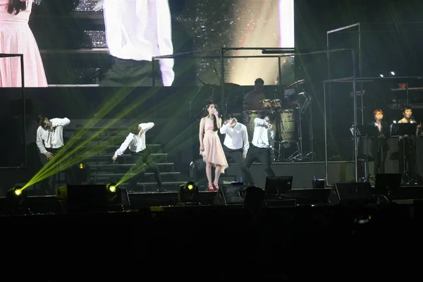 Cantante Actriz Surcoreana Lee Eun Profesionalmente Conocida Como Actúa Durante — Foto de Stock