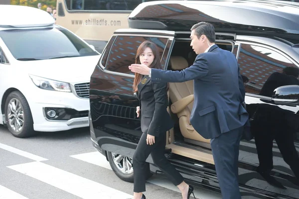Südkoreanische Schauspielerin Kim Won Kommt Zur Hochzeitszeremonie Der Schauspielerin Song — Stockfoto