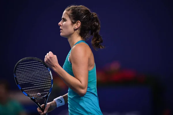 Julia Goerges Germany Reacts Scoring Coco Vandeweghe United States Final — Stock Photo, Image