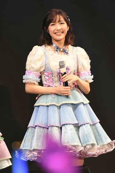 Mayu Watanabe Del Gruppo Idol Girl Giapponese Akb48 Partecipa Incontro — Foto Stock