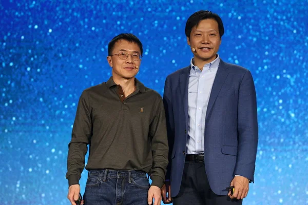 Lei Jun Destra Presidente Ceo Xiaomi Technology Presidente Kingsoft Corp — Foto Stock