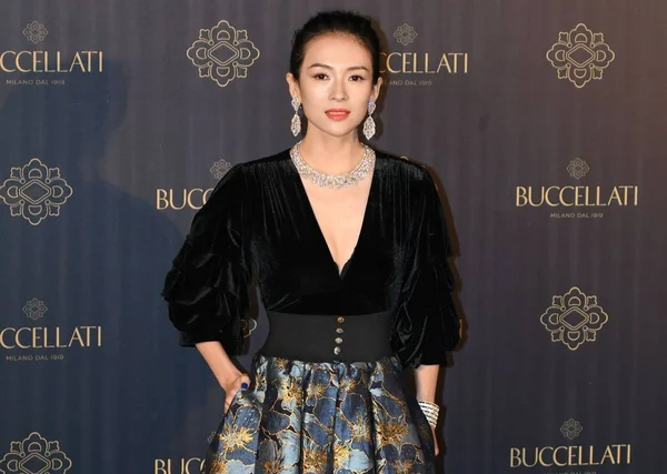 Die Chinesische Schauspielerin Zhang Ziyi Nimmt Einer Werbeveranstaltung Für Buccellati — Stockfoto