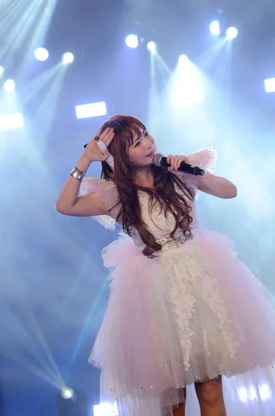 Cantante Japonés Shoko Nakagawa Actúa Durante Festival Música All Star —  Fotos de Stock