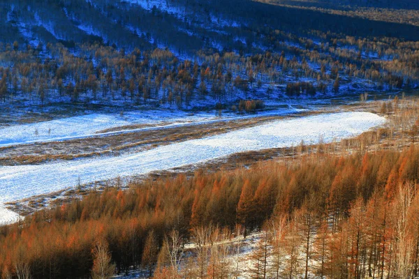 Datei Landschaft Des Größeren Khingan Gebirges Auch Bekannt Als Daxing — Stockfoto