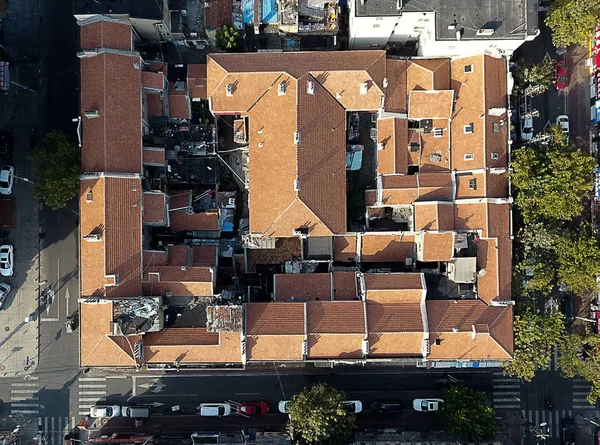 Vista Aérea Área Dabaodao Casa Liyuan Cidade Qingdao Província Shandong — Fotografia de Stock