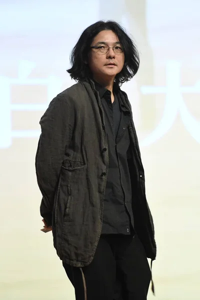 Diretor Cinema Japonês Shunji Iwai Participa Uma Conferência Imprensa Para — Fotografia de Stock