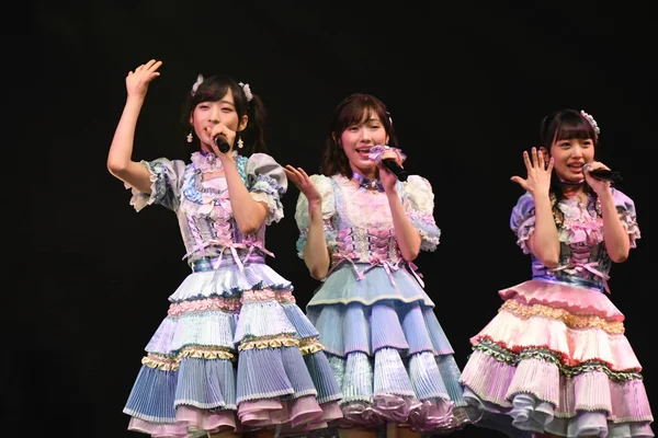 Balról Yui Oguri Mayu Watanabe Mion Mukaichi Japán Idol Lány — Stock Fotó