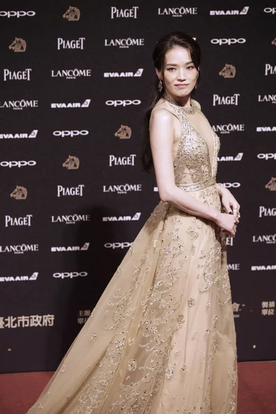 Taiwanesische Schauspielerin Shu Auf Dem Roten Teppich Zur Verleihung Des — Stockfoto