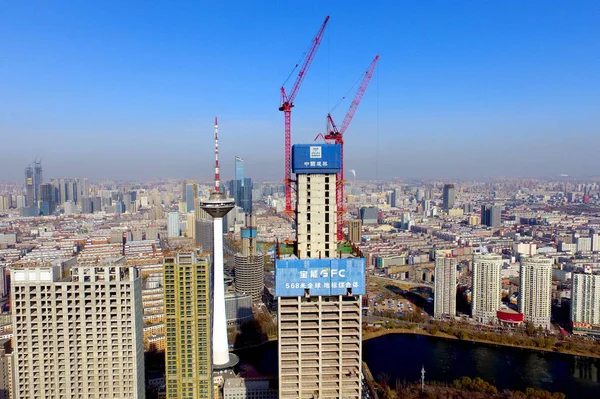 Baoneng Shenyang Global Financial Center Het Hoogste Gebouw Noordoost China — Stockfoto