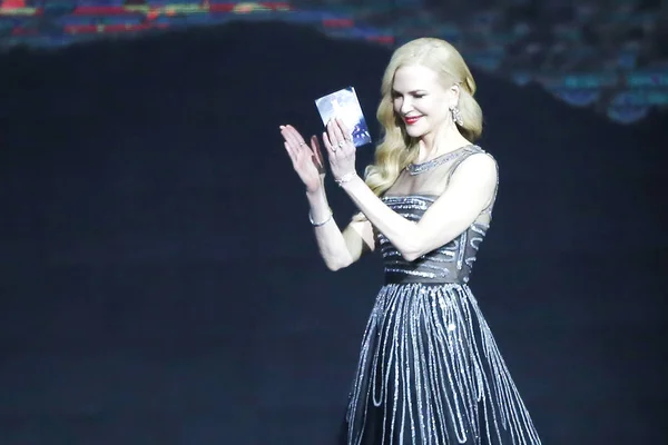 Actriz Australiana Nicole Kidman Asiste Gala Del Tmall Global Shopping — Foto de Stock