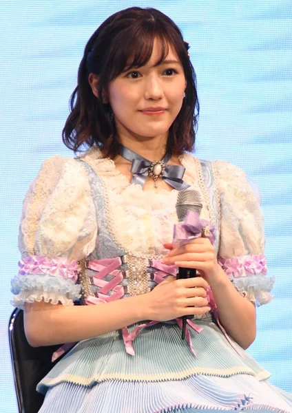 Mayu Watanabe Japanese Idol Girl Group Akb48 Attends Fan Meeting — Stock Photo, Image