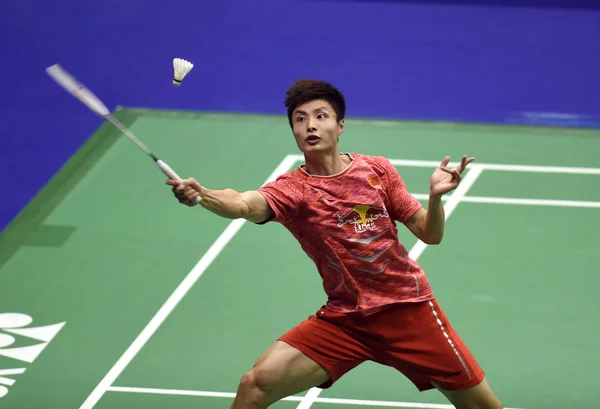 Shi Yuqi China Devuelve Una Oportunidad Lee Chong Wei Malasia —  Fotos de Stock