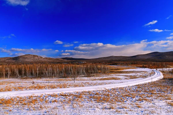 File Landschap Van Greater Khingan Range Ook Bekend Als Daxing — Stockfoto