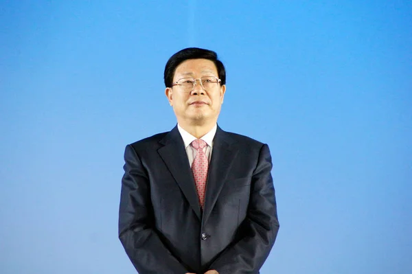 Huang Xingguo Mayor Tianjin Attends Gala Annual Meeting New Champions — Stock Photo, Image
