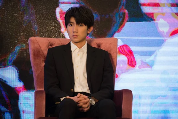 Cantautor Actor Roy Wang Wang Yuan Del Grupo Chicos Chinos — Foto de Stock