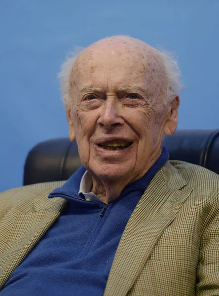 Der Amerikanische Molekularbiologe James Watson Einer Der Entdecker Der Struktur — Stockfoto