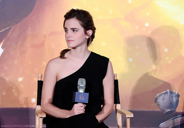 British Actress Emma Watson Attends Press Conference Her New Movie — Stock Photo, Image