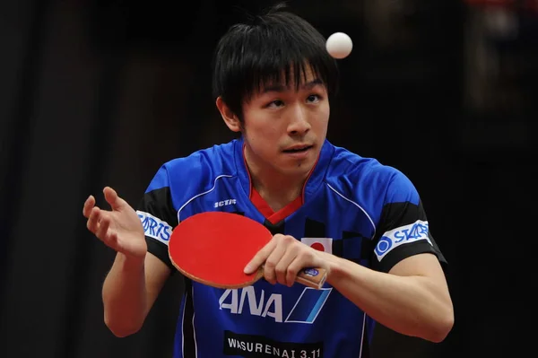 Koki Niwa Japon Retourne Tir Xin Chine Dans Son Match — Photo