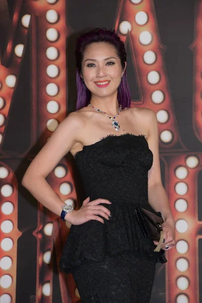 Hong Kong Actress Miriam Yeung Arrives Red Carpet Presentation Ceremony — Stock Photo, Image