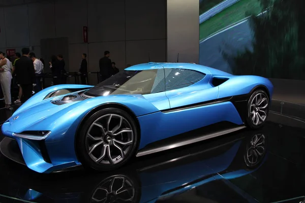 Nextev Nio Ep9 Elektriska Superbil Utställda 17Th Shanghai International Automobile — Stockfoto