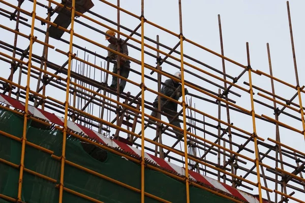 Çin Göçmen Işçiler Nanchang Şehir Doğu Çin Jiangxi Eyaleti Mart — Stok fotoğraf