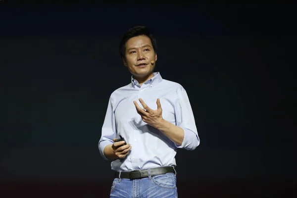 Lei Jun Elnök Ceo Ból Xiaomi Technológia Kingsoft Corp Elnöke — Stock Fotó