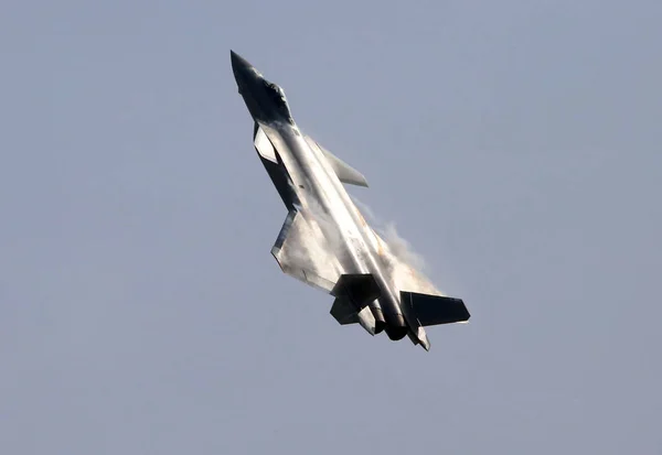 Een Stealth Fighter Van Chinese Pla Leger Van Bevrijding Van — Stockfoto