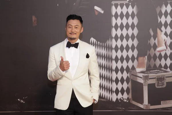 Chanteur Acteur Hongkongais Shawn Yue Arrive Sur Tapis Rouge Pour — Photo