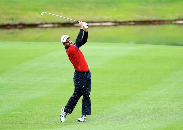 Edoardo Molinari Aus Italien Nimmt Einer Trainingseinheit Während Des Volvo — Stockfoto