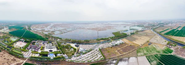 Vista General Del Baiyangdian Humedal Agua Dulce Más Grande Del — Foto de Stock