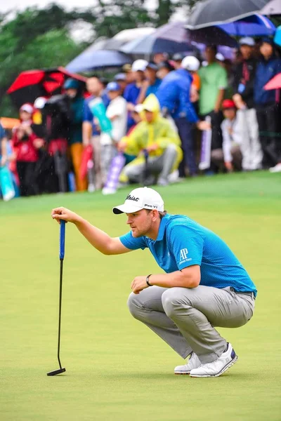 Bernd Wiesberger Ausztria Úgy Véli Hogy Hit Döntőt 2017 Shenzhen — Stock Fotó