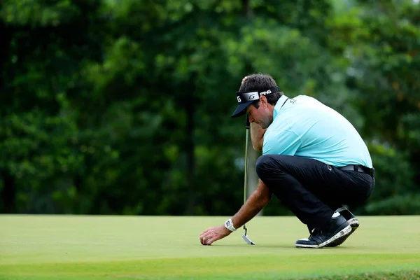 Bubba Watson Dos Estados Unidos Retratado Primeira Rodada Durante Torneio — Fotografia de Stock