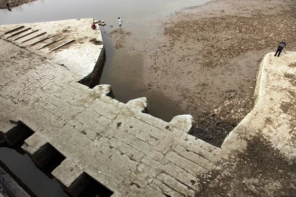 Tekintettel Qingying Bridge Ming Dinasztia 1368 1644 Újra Kialakuló Vízszint — Stock Fotó