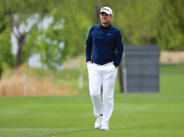 Bernd Wiesberger Austria Participa Una Sesión Entrenamiento Durante Torneo Golf — Foto de Stock