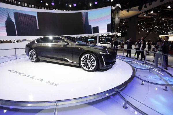 Cadillac Escala Koncept Vozu Vystaven Během Shanghai International Automobile Průmyslová — Stock fotografie