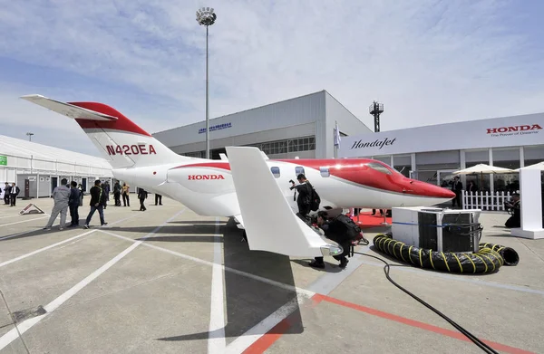 Honda N420Ea Hondajet Exhibe Durante Conferencia Exposición Aviación Empresarial Asiática — Foto de Stock