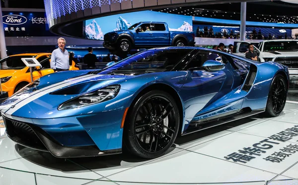 Supercarro Ford Está Exibição Durante 17Th Shanghai International Automobile Industry — Fotografia de Stock