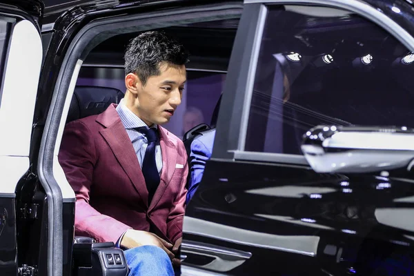 Çinli Masa Tenisi Oyuncusu Zhang Jike Iconiq Yedi Kavramı Motor — Stok fotoğraf