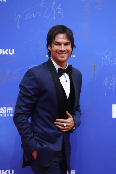 Americký Herec Ian Somerhalder Přichází Červený Koberec Pro Slavnostní Zahájení — Stock fotografie