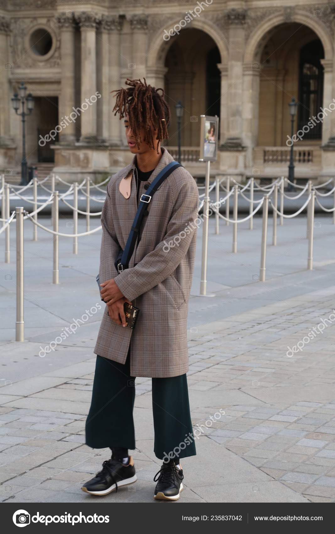American Rapper Jaden Smith Attends Louis Vuitton Fashion Show