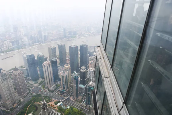 Városképet Gazdagító Épületnek Szánták Shanghai Városnézés Observatory 118Th Padlón Shanghai — Stock Fotó