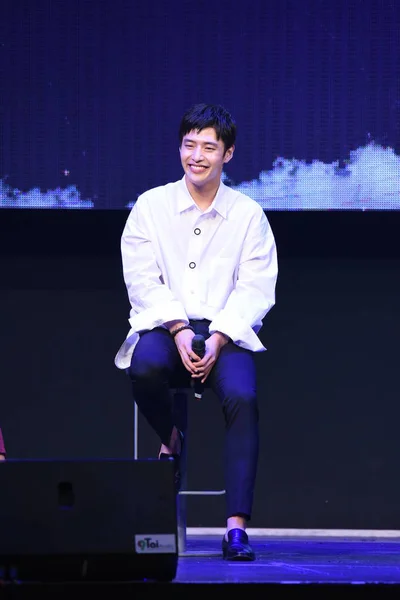 South Korean Actor Kang Neul Attends Fan Meeting Taipei Taiwan — Stock Photo, Image