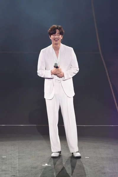 Modelo Actor Surcoreano Gong Yoo Asiste Una Reunión Fans Taipei — Foto de Stock