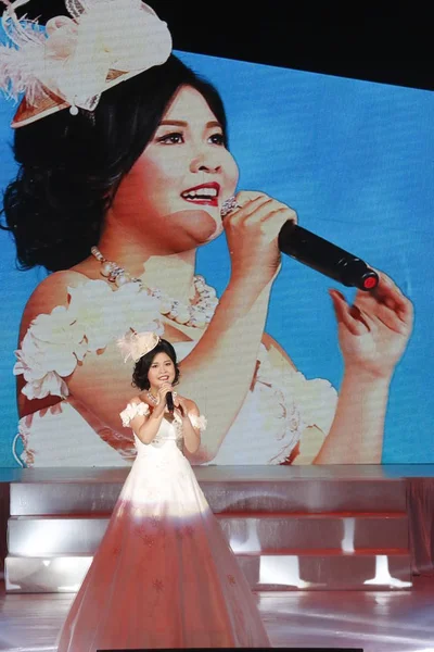 Penyanyi Thailand Vanatku Viseskul Yang Lebih Dikenal Oleh Teresa Teng — Stok Foto