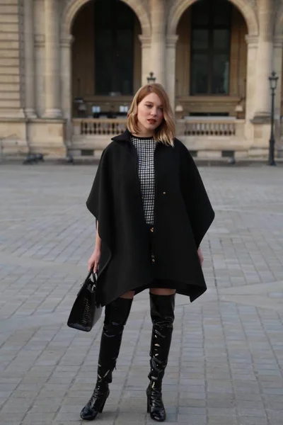 Atriz Francesa Lea Seydoux Participa Desfile Moda Louis Vuitton Durante — Fotografia de Stock