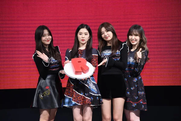 Left Right Yeri Irene Seulgi Wendy South Korean Girl Group — Stock Photo, Image