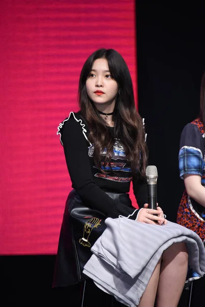 Yeri Sydkoreansk Tjejgrupp Red Velvet Deltar Fläkt Möte Taipei Taiwan — Stockfoto